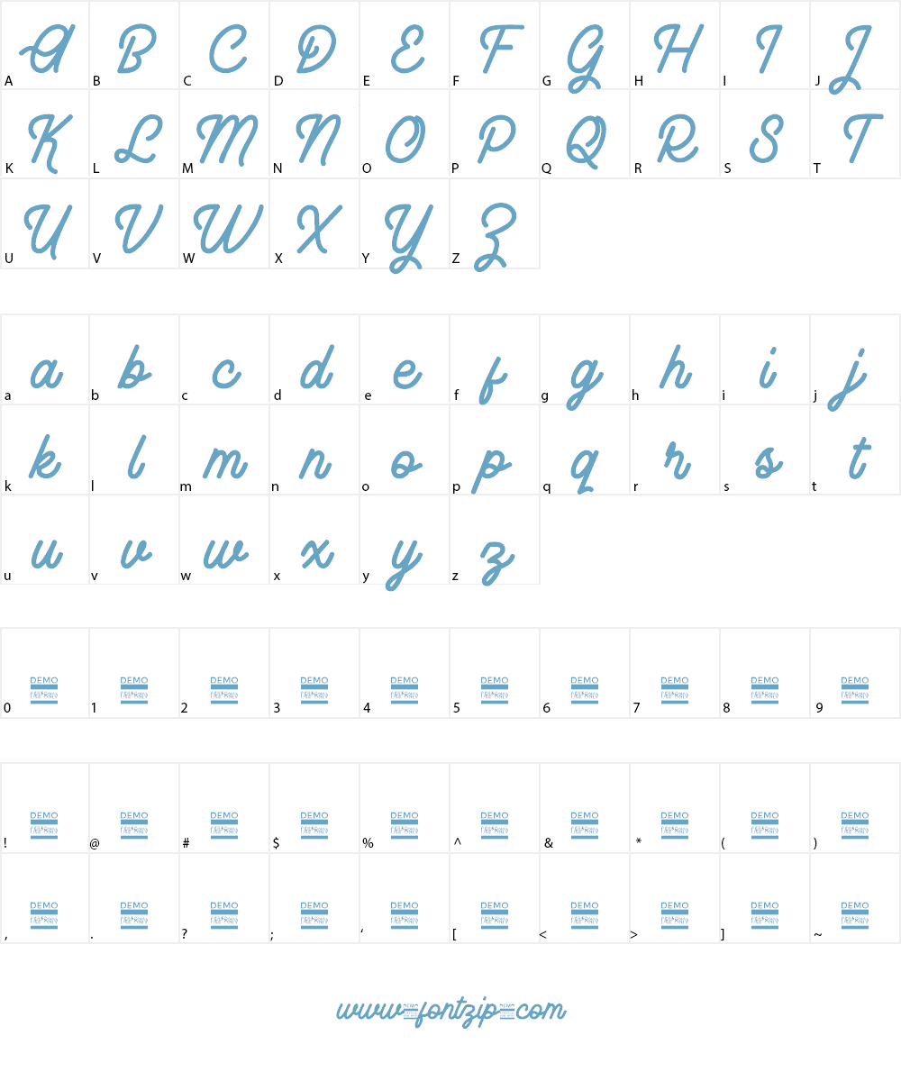 Rhaikane Font Character